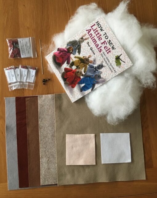 How to sew little felt animals Sue Quinn kit