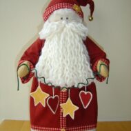 Star Garland Santa Pattern by Brenda Walker