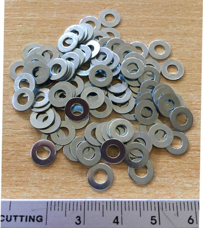 5 Packs of 5 x 6mm Steel Spring Washers 