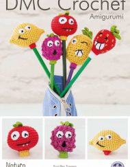 DMC Crochet pattern pen toppers fruit