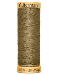 Gutermann Cotton Sewing Thread - Shade 1115 - Gold Brown