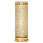 Gutermann Cotton Sewing Thread - Shade 1120 - Light Gold