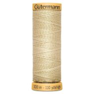 Gutermann Cotton Sewing Thread - Shade 1120 - Light Gold