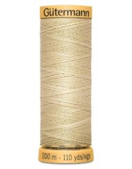 Gutermann Cotton Sewing Thread - Shade 1120 - Light Gold