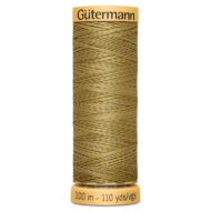 Gutermann Cotton Sewing Thread - Shade 1136 - Light Gold