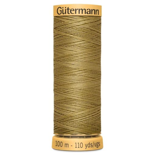 Gutermann Cotton Sewing Thread - Shade 1136 - Light Gold