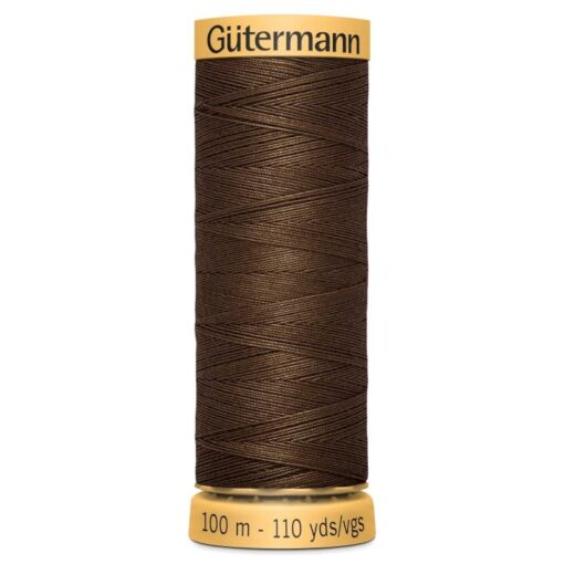 Gutermann Cotton Sewing Thread - Shade 1523 - Brown