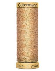 Gutermann Cotton Sewing Thread - Shade 1702 - Pale Gold