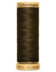 Gutermann Cotton Sewing Thread - Shade 2960 - Dark Brown