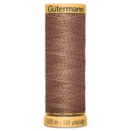 Gutermann Cotton Sewing Thread - Shade 4696 Brown