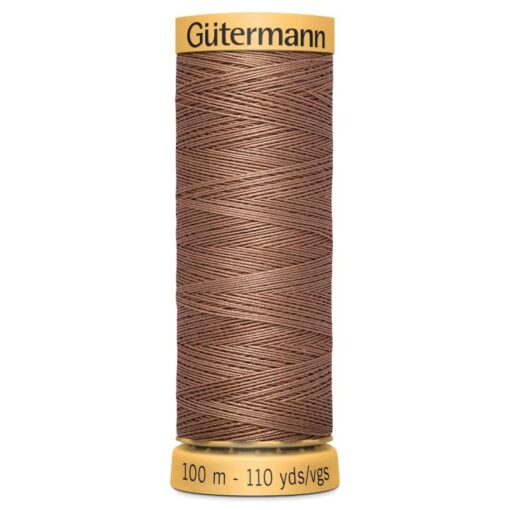 Gutermann Cotton Sewing Thread - Shade 4696 Brown