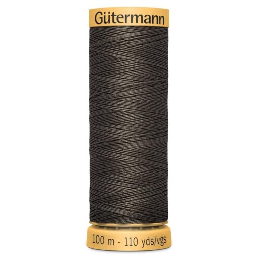 Gutermann Cotton Sewing Thread - Shade 513 - Grey Brown