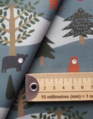 Sewing Sanctuary Cotton Fabric - Bear Land Green