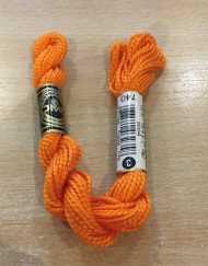DMC Cotton Perle Thread 3 Orange 740
