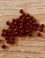 Glass Seed Bead Eyes - Brown