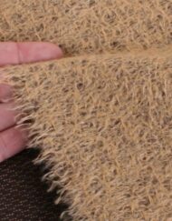 Helmbold Mohair 12mm Sparse - Beige on Brown