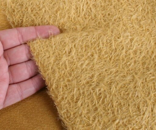 Helmbold Mohair 12mm Sparse - Mustard