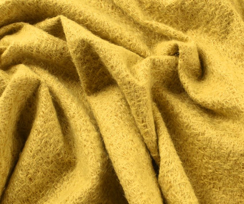 Mohair Fabric Helmbold – 12mm Sparse – Pale Gold on Bronze – AMAZING CRAFT