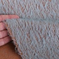 Helmbold Mohair 12mm Sparse - Blue on Tan
