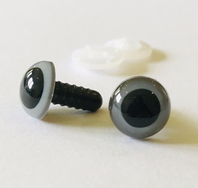 Safety Eyes Black 10mm 10 Pair