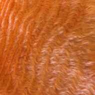 Limited Edition - Steiff Schulte Mohair Fabric - 17mm Wave - Satsuma Orange