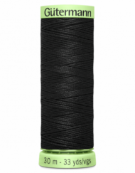 Gutermann Top Stitch Thread 000 Black