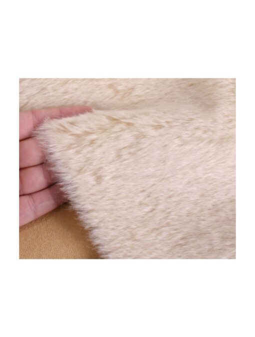 Pale Primrose 20mm dense mohair fabric