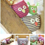 Crochet Pattern DMC Family of Owls