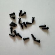Black plastic 3mm and 4mm Mini Art Eyes for Needlefelted toys