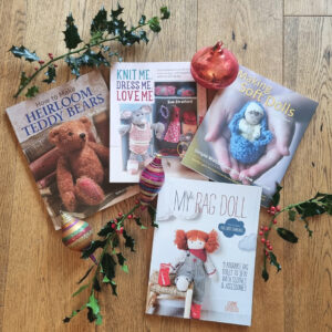 Teddy Bear and doll making crafting books for Christmas gifts.