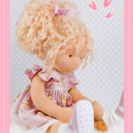 Polly Dolly Doo Dah Waldorf Doll Sitting Down