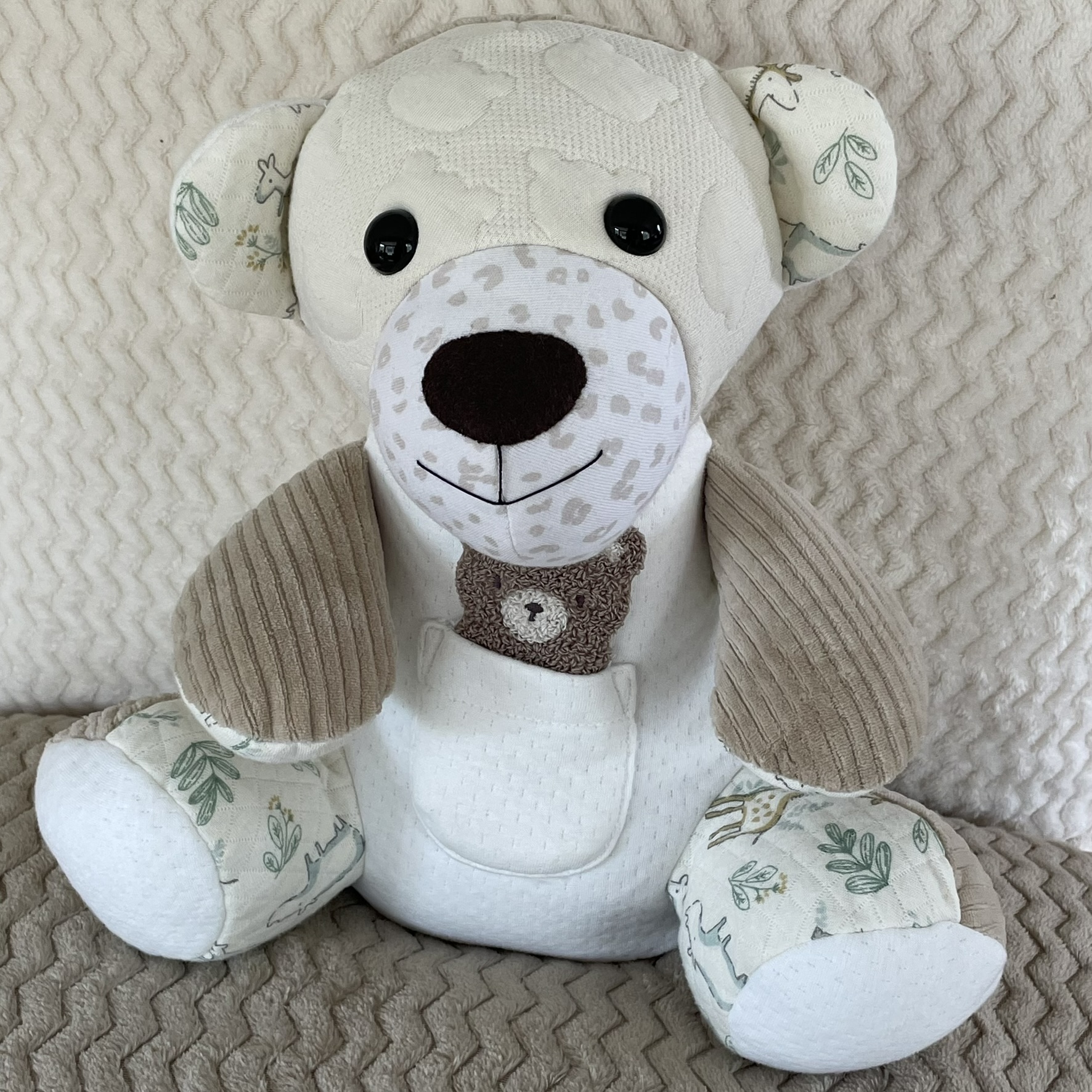 Ben the beginner bear pattern to create a beautiful handmade bear.