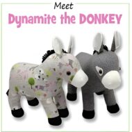 Funky Friends Dynamite Donkey Toy Pattern