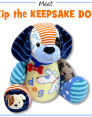 Funky Friends Kip the Keepsake Dog Sewing Pattern