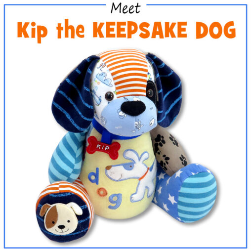 Funky Friends Kip the Keepsake Dog Sewing Pattern