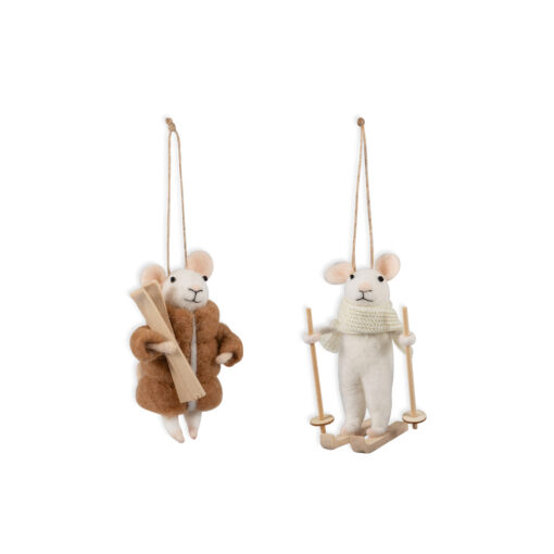 Trimits Needle Felt Kit Winter Sports Mice