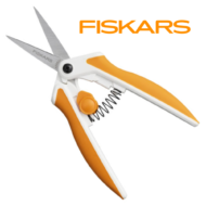Fiskar 15cm sewing scissors with precise stainless steel micro-tip blades