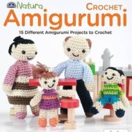 crochet amigurumi book with 15 different patterns to choose from
