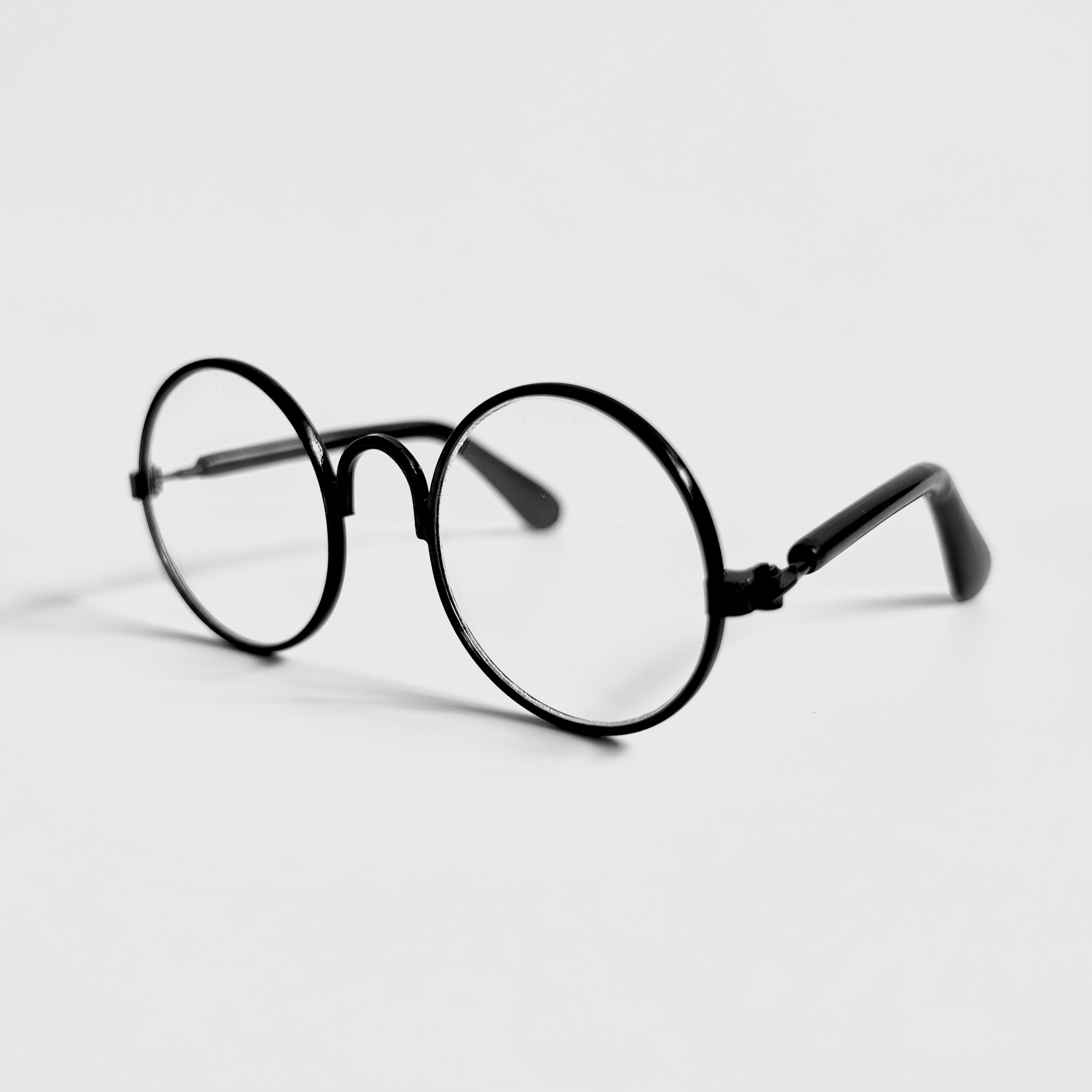 metal miniature toy glasses for bears and dolls