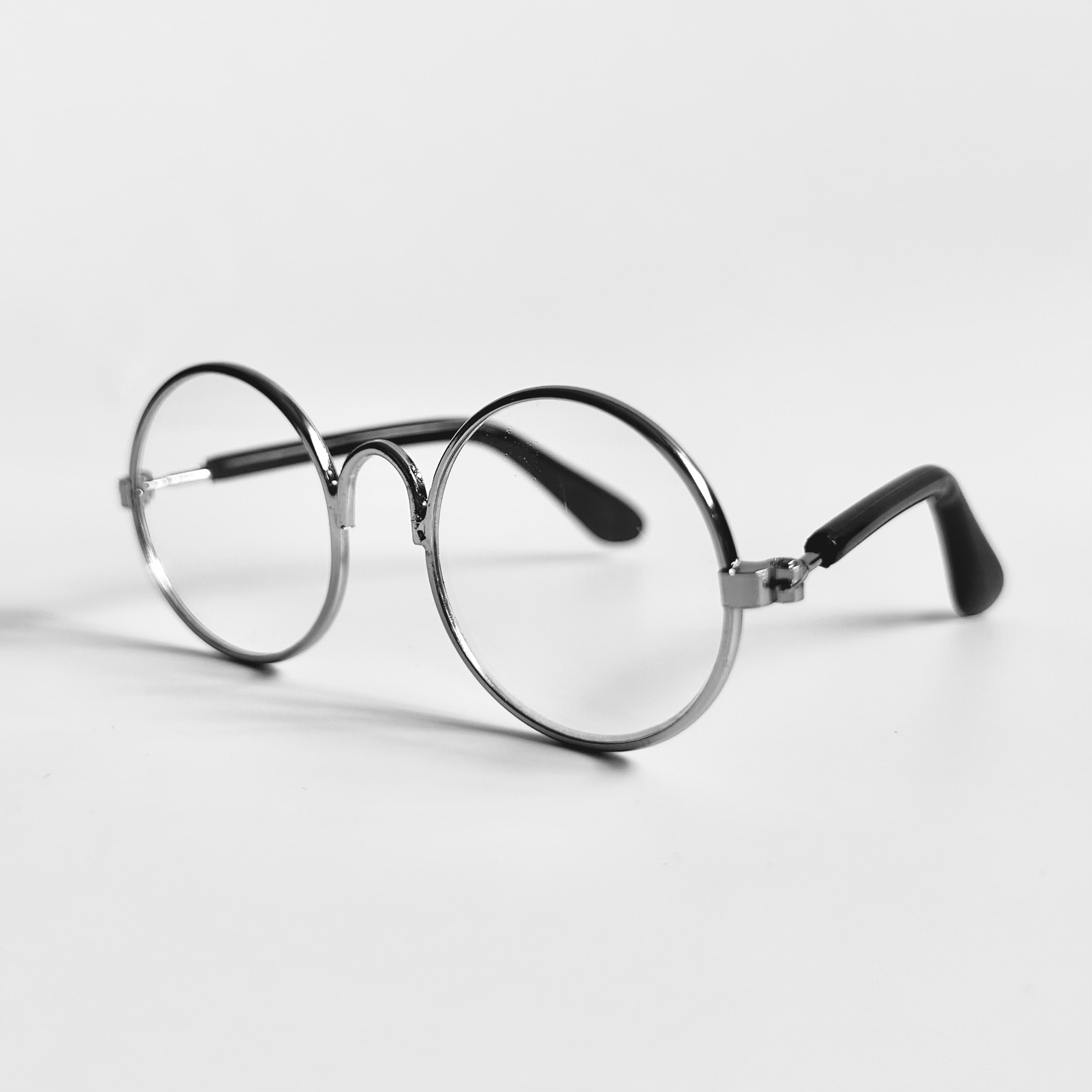 metal miniature toy glasses for bears and dolls