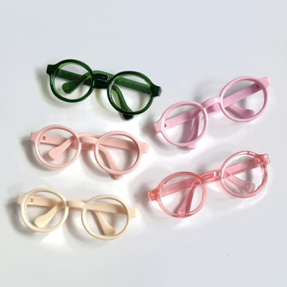 plastic miniature toy glasses for bears and dolls