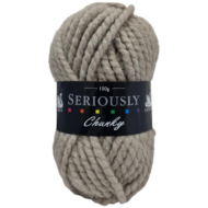 seriously chunky yarn in grey colour