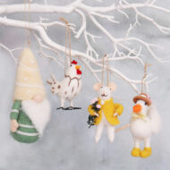 Trimits needle felting gnome kit to make your own needle felted gnome